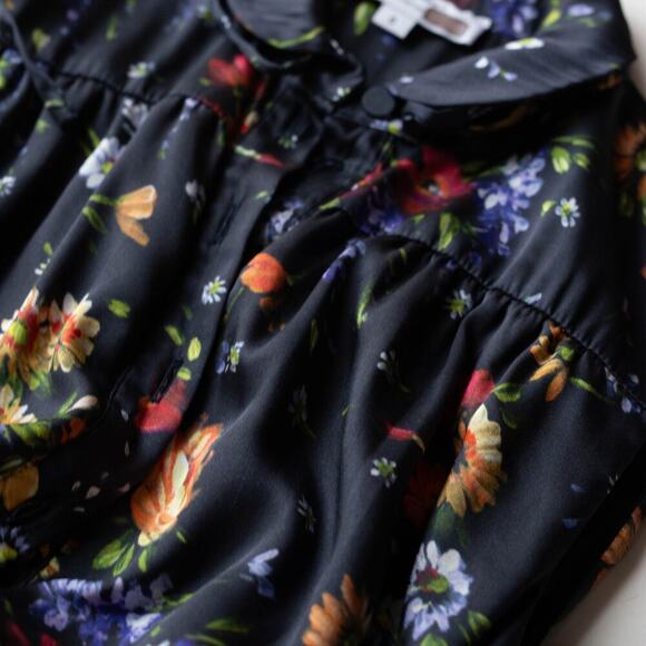 Adam Lippes x RTR Floral Shirt Dress - Size 0 - Picture 9 of 10